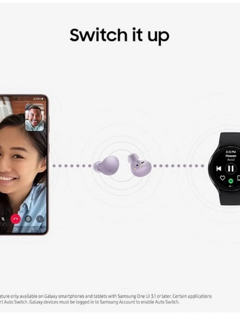 Samsung Galaxy Buds2 Pro Lavender Wireless Earbuds